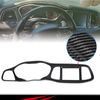 Carbon Fiber Center Console Dash Bezel Panel Trim For Dodge Challenger 2015+