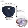 1 Piece Washable Mask, Washing Net, Navy, Laundry, Washing Machine