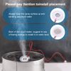 5pcs 16mm Ultrasonic Mist Maker Ceramics Discs with Wire and Sealing Ring , Air Humidifier Atomizing Diffuser