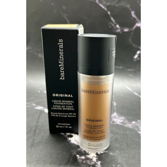 Bareminerals Original Liquid Mineral Golden Nude 16 -1 oz/ 30 Ml-