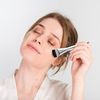 Landrain Ultra Thin Make-Up Foundation Brush, Flat Makeup Brush, Pack of 2