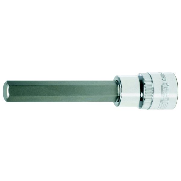 KS Tools 918.1659 1/2" CHROMEplus Bit socket hexagon, long, 9mm