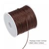 uxcell Elastic String Stretchy Cord Bracelet Thread Craft Wire Rope for Bracelets, Beading, DIY Making, Red Brown, 2 Rolls