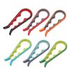 4-in-1 Jar and Bottle Opener – Easy Grip, Multi-Function Kitchen Tool for Seniors, Arthritis, Weak Hands – Red