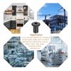 sourcing map M6x15mm Hex Socket Head Insert Nut Screw Post Sleeve Nut Black Oxide 10pcs