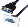 AV VGA Module | Wall Plates and Floor Boxes Audio Visual Cable, 1 X Qty - 20-0010