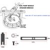Fuel Tank Lock Ring Tool 6599 and Fuel Pump Module Spanner for GM Chrysler