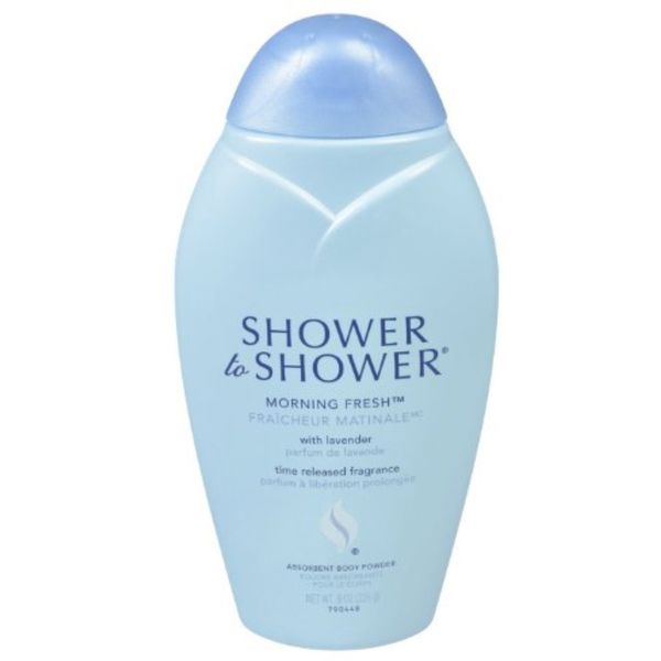 SHOWER TO SHOWER Body Powder Morning Fresh 8 oz (Pack of 4)