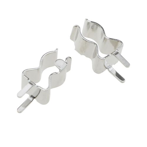 ZZHXSM 50PCS 20x5mm Silver Panel Type Environmentally Friendly Copper Tin Fuse Clips Fuseholder Clip for Domestic and Industrial Electrical Connection