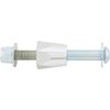 Coilover Shock Mount Bolt w/Polished Support Collar, 6 Inch