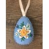 Handmade felt Easter decoration, hanging Easter egg ornament