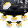 100FT Construction String Lights LED Industrial Grade  for Construction Light US
