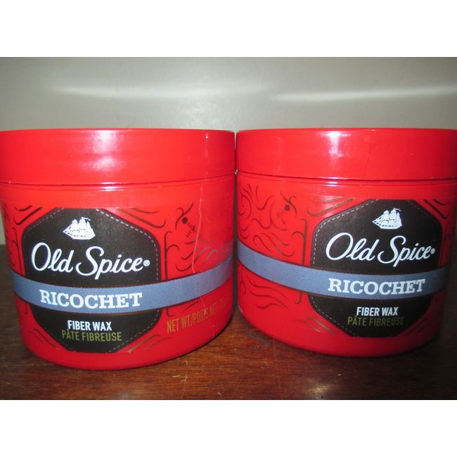 2x Old Spice Ricochet Fiber Wax 2.64 OZ