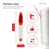 Thread Snips for Sewing - Plastic Sewing Scissors Small - Crochet Scissors/Nippers with Plastic Handle - U Shape Yarn & Thread Cutter, Clipper for Knitting, 3 Pcs