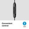 Sennheiser CX 80S Wired Earphones, Microphone with Remote Control, Dynamic, In-Ear Type, Black