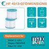 Hurricane 8 Pack HF4313-02 Advanced Pool and Spa Filter Cartridge Replacement