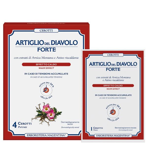 Erboristeria Magentina Strong Devil's Claw Plasters 4 pcs