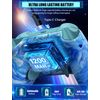 Switch Controllers Wireless for Nintendo Switch/Lite/OLED, 1200mAh Switch Pro Controller, 10 Colors Switch Light up Controller, Switch Turbo controller with Turbo/Gyro/Vibration/Motion Control/Wake up