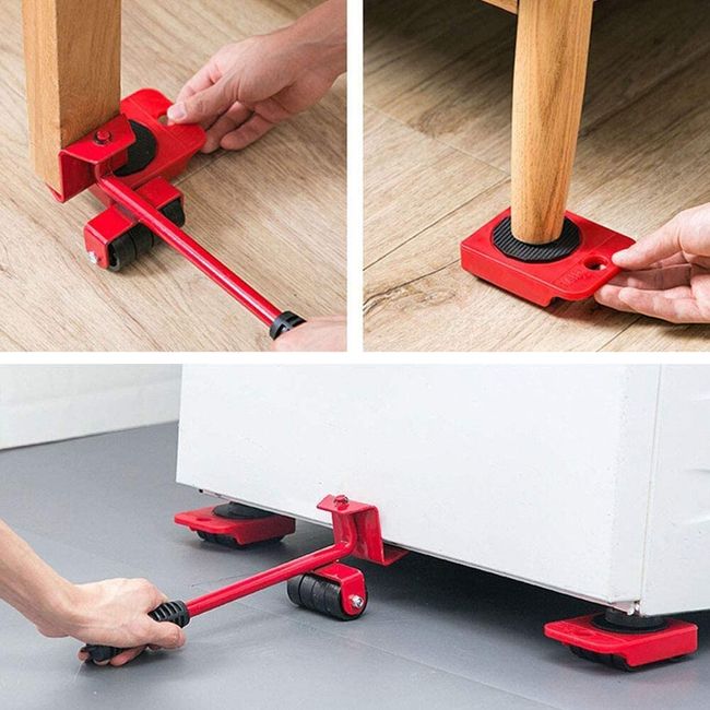 Heavy Duty Furniture Lifter Appliance Moving and Lifting System Adjustable  Height Lifting Tool for Easy Safe Moving Tools