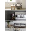Gold Round Floor Cushion Cover Round 40 (Malmore Gray, Cool Touch)