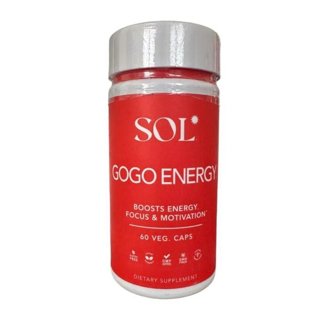 GoGo Energy Ashwagandha and Vitamin B Complex Energy Boost 60CT EXP:05/26