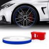 Racing Wheel Trim with Applicator Tool for Car Wheels, Blue