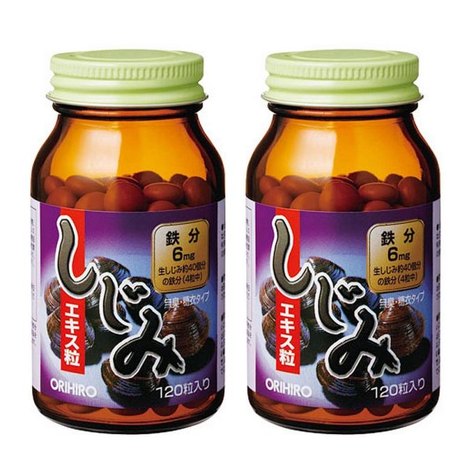 Orihiro new clam extract grains (30 days worth, 120 grains) 2 pieces