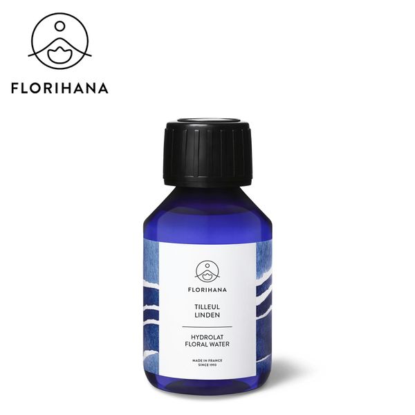 Florihana Official Linden Floral Water Organic 100ml - 1000ml [Linden] Natural Additive-free Lotion Ecocert Organically Grown Plant-Based Flower Water Herbal Water Aromatic Distilled Water Face Body Hair Skincare Cosmetics France Florihana 