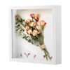 3D Shadow Box Frame 8x8, Box Frame Deep Picture Frame For Filling Frame Square Frame Box Frames For Crafts 3d Deep (White)