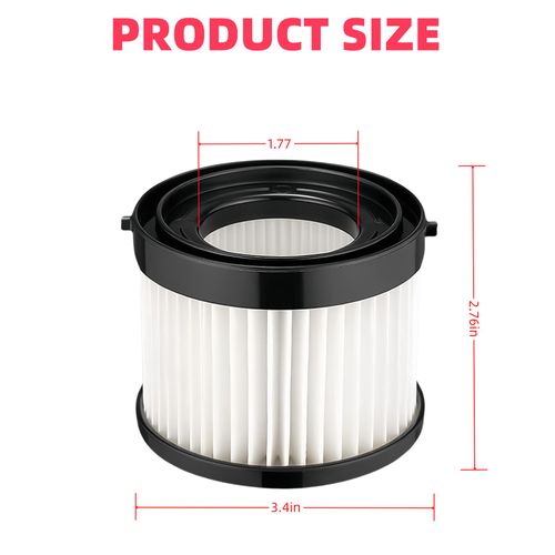 2 Pack 49-90-0160 Replacement Vacuum Filters Compatible with Milwaukee M18 Compact Vacuum 0882-20 | Fits Part #49-90-0160 | HEPA Dust Filter 49-90-1951