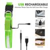Third Kind Dog Collar with LED Lighting (Medium, Green)
