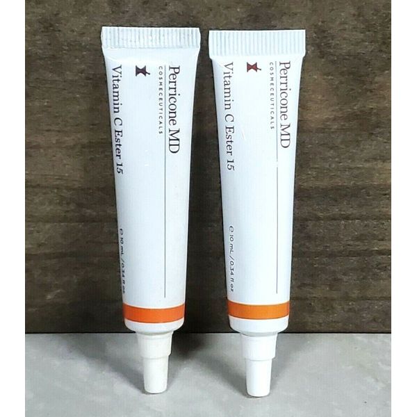 2x ~ Perricone MD - Vitamin C Ester 15 - 0.34 oz tubes, 10 ml, NWOB