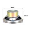 sourcing map 5W 66mm Square Shape 8 Ohm DIY Speaker Replacement Loudspeaker 2pcs