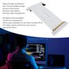 Jectse PCIe 4.0 X16 Riser Cable, High Speed GPU Extender, 180° Flexible, Compatible with RTX 4090, RX 7900 XT (White)