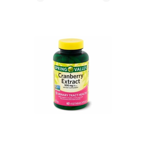 Spring Valley Cranberry Extract Vegetarian Capsules- 500mg- 60 Count