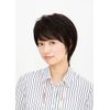 Cream Short Standard Black [Wig]