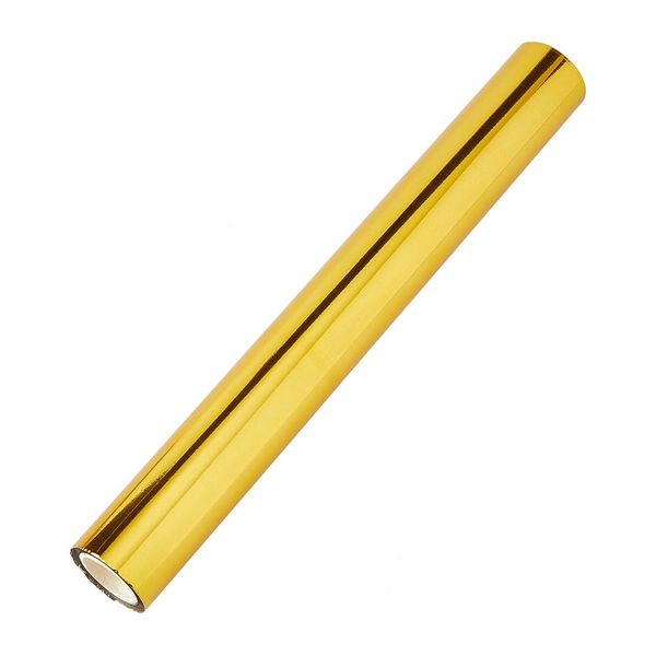 SUPERFINDINGS 8m Hot Foil Roll Reactive Foil 19.3cm Wide Transfer Foil Paper Gold Hot Foil Paper Rolls for DIY Foil Paper Embossing Scrapbooking Craft Projects