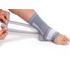 NeoTech Care Adjustable Ankle Support Brace (Gray, Size L, 1 Pair)