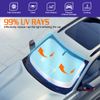 For Ford F250 2020 Windshield Sun Shade Front Window Cover Car Visor Foldable