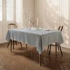 Home Direct Rectangular Rectangle Fabric Tablecloth Table Cloth Table Cover 100cm x 140cm 39"x55" Grey Light