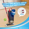 3 Pack Replacement Mop Pads for O-Cedar H2prO Flat Mop System, Machine Washable Microfiber Pads Refills
