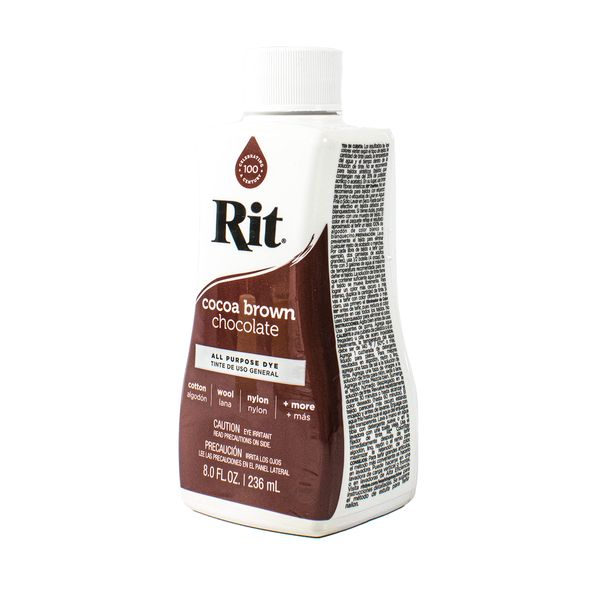 Rit Dye Liquid 236ml Cocoa Brown