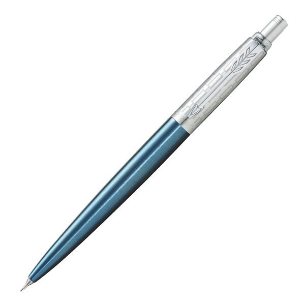 PARKER 2205518 Parker Mechanical Pencil, Jotter, Link Chain, Water Blue CT Special Edition, 0.5mm, Gift Box, Authentic Imported