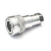 Female ISO B Coupling with 1/4" BSP Threads in Carbon Steel