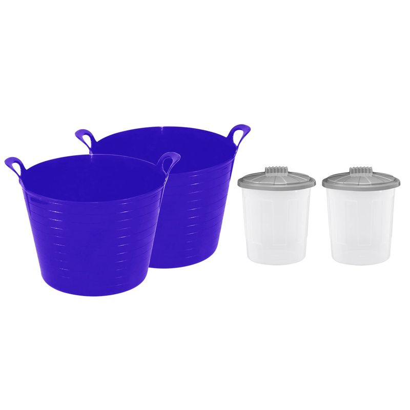 2x-26-litre-flexible-storage-robust-bucket-and-2x-8-litre