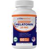 Vitamatic Melatonin 20mg 60 Fast Dissolve Tablets, Natural Berry Flavor - 2 Pack