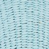 Household Essentials Wicker Waste Basket | Blue Paper Rope