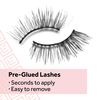 Eylure Pre-Glued Light & Wispy False Eyelashes, Accents No. 003, Twin Pack