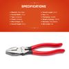 Crescent 508CVN 8-Inch Side Cutting Solid Joint Cushion Grip Plier