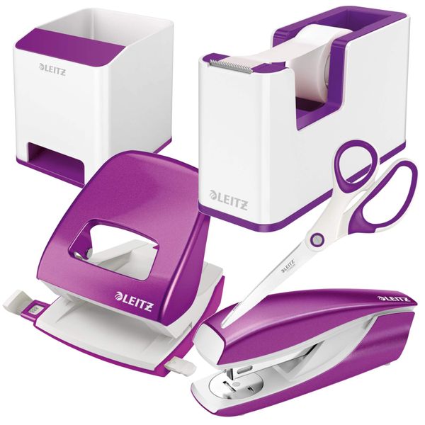 Leitz LEI Desk Accessory Set (Purple)